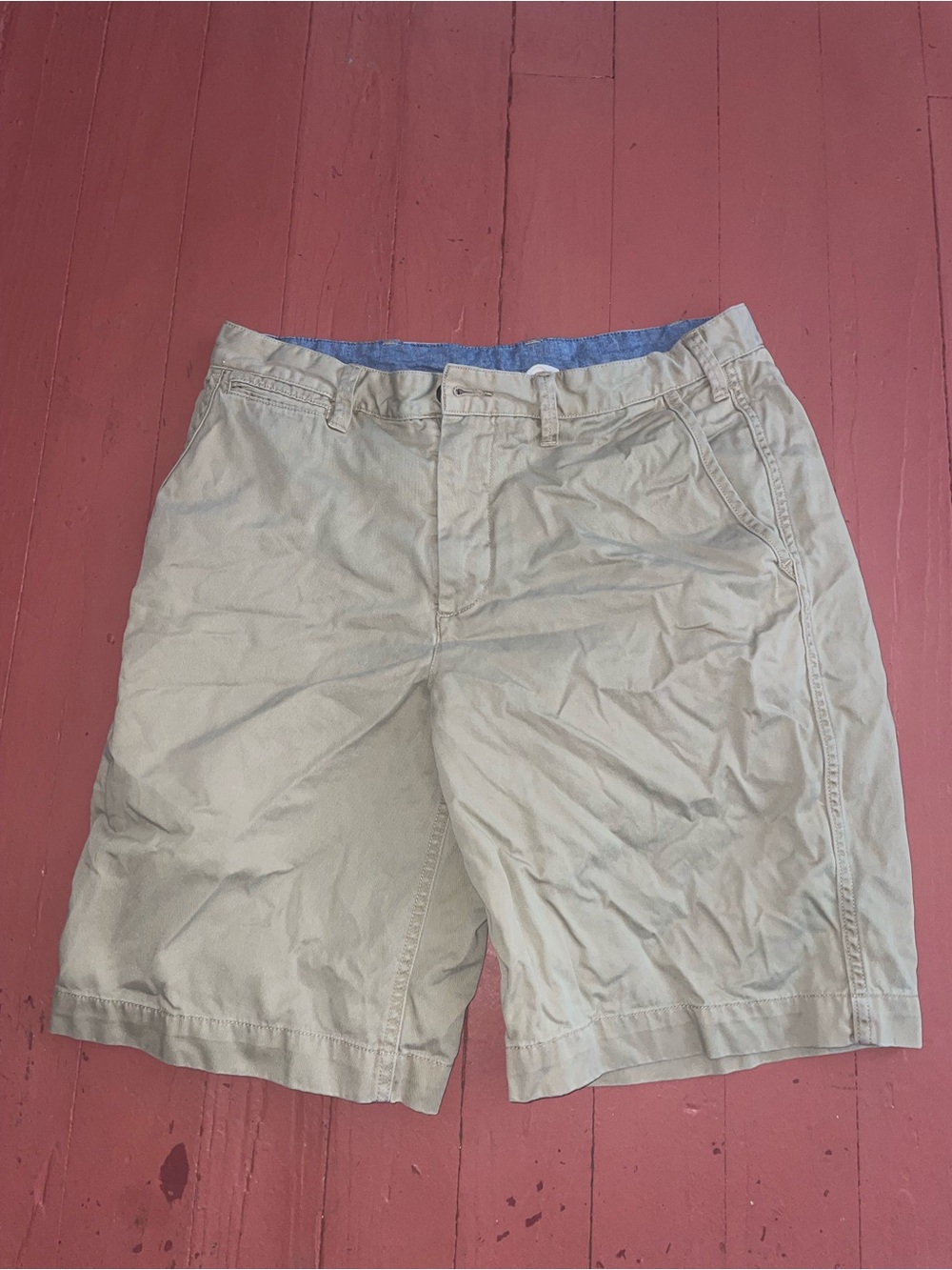 Polo by Ralph Lauren Men's Khaki Flat-Front Shorts